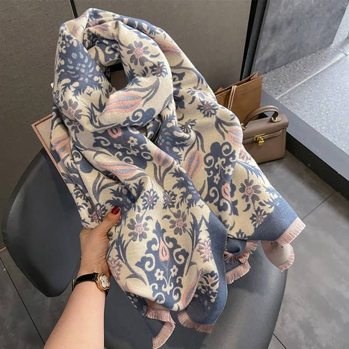 Funkyrel® Atzbranding Limited - Wholesale Scarf - Women's - Scarvii - Winter Paisley Scarf for Women12