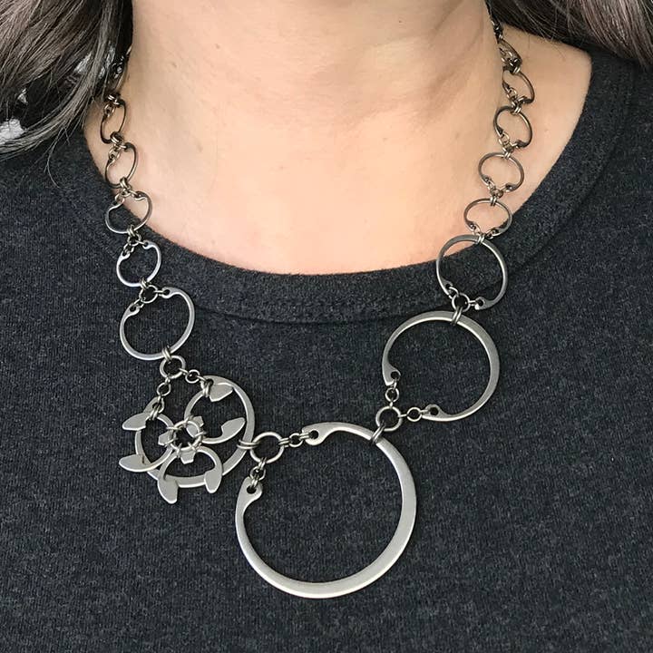 Wraptillion - Wholesale Pendant/Charm Necklace - Rose Window Necklace3