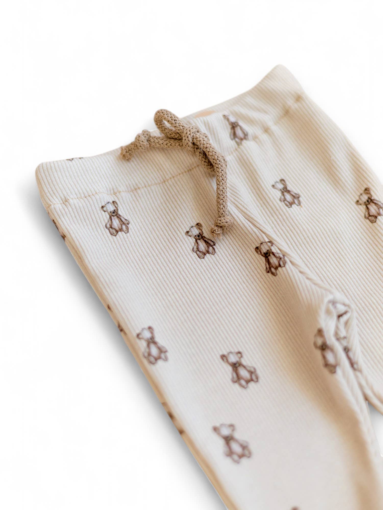 PETITE EvelinaApparel – wholesale Modeleggings – Barn – Ribbade leggings / Teddybjörn4