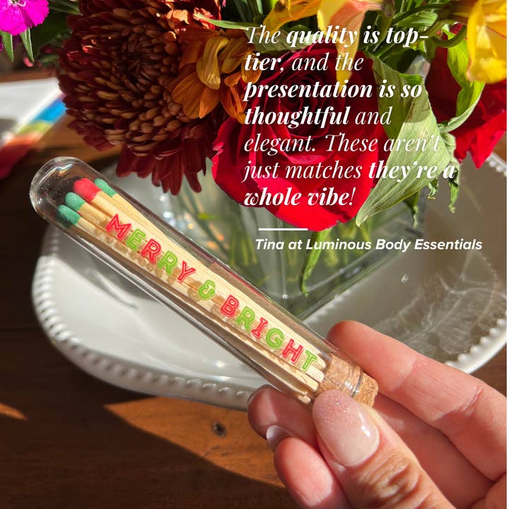 Thankful Greetings - Wholesale Matches - Custom Branded - 4" Matches in Mini Cloche Jar31