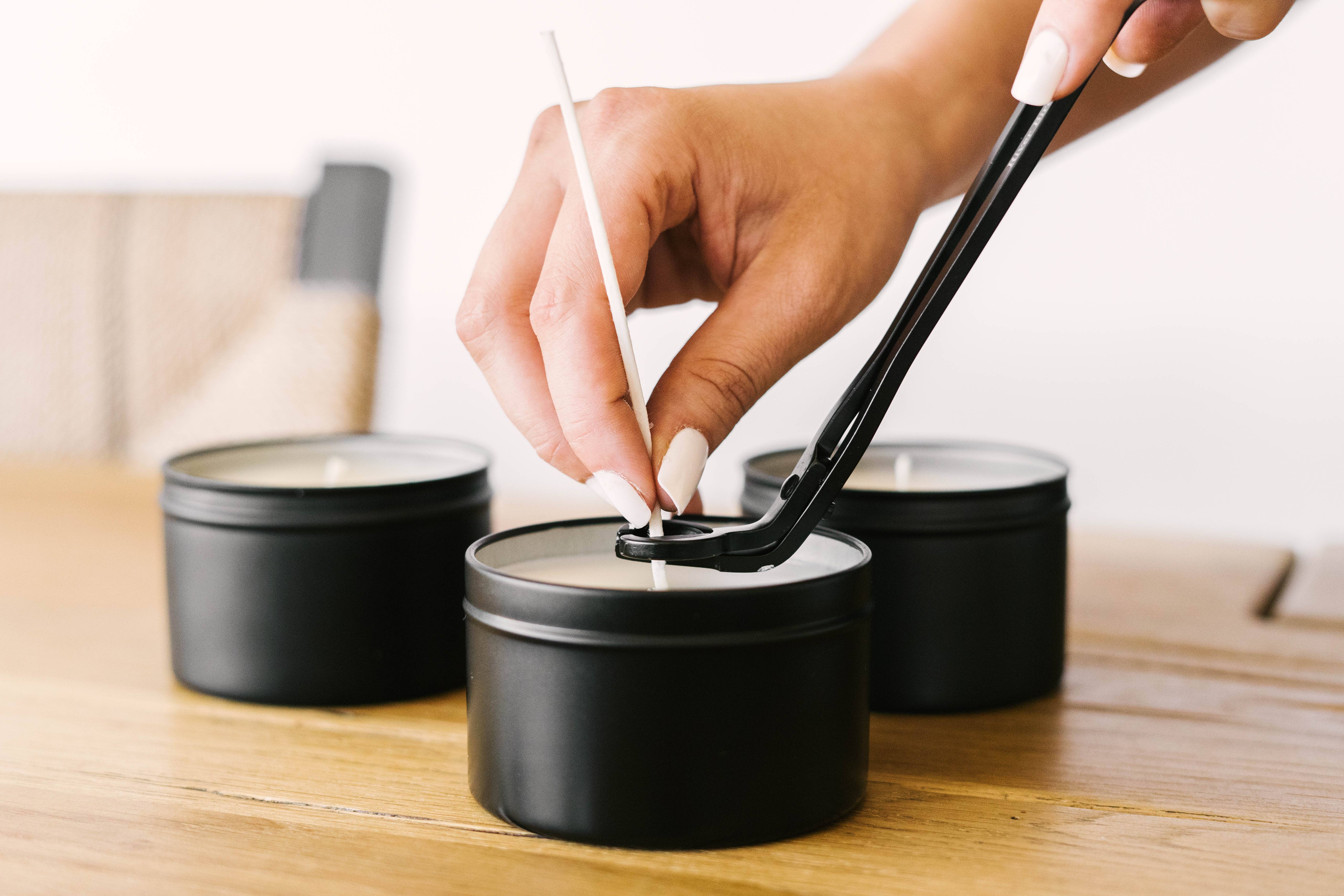 River Birch Candles - Wholesale Travel Candles - 8oz Spa Day - Black Tin 10