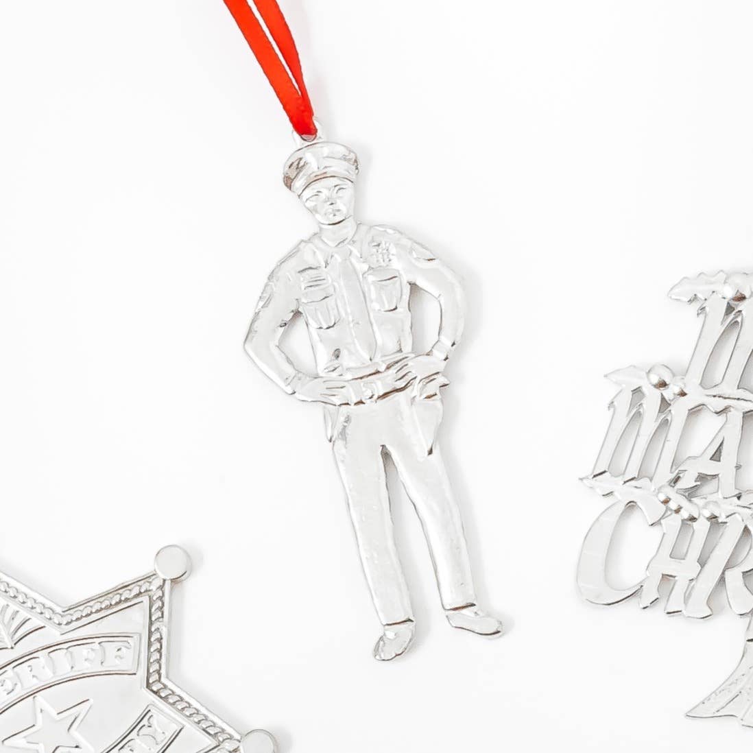 House of Morgan Pewter – Großhandel Verzierung – Mayberry Gifts - Sheriff - Andy Opie - Weihnachtsschmuck9