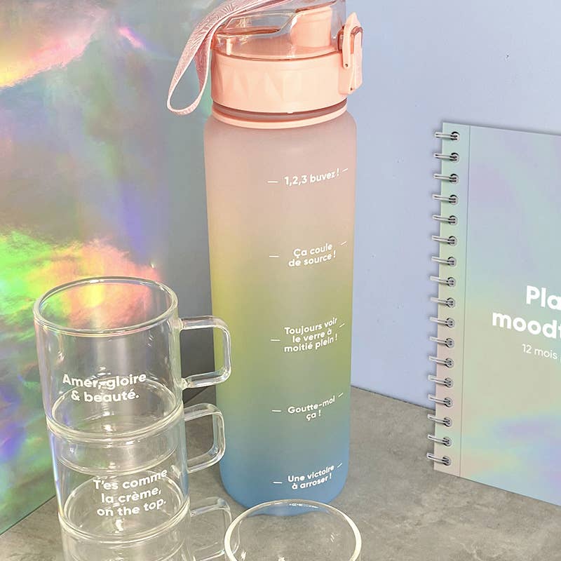 L'expressionist - Wholesale Water bottle - Moodtivation - Graduated bottle 💧6