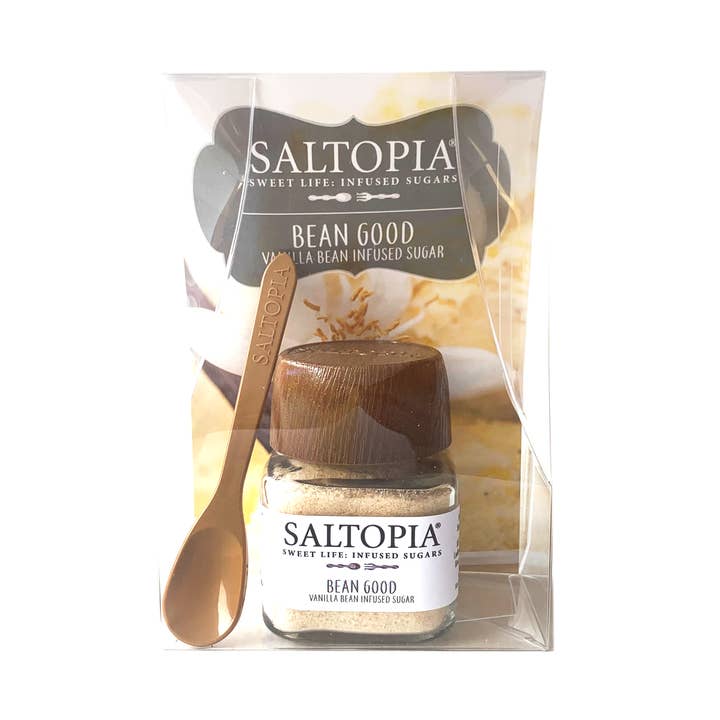 SALTOPIA Infused Sea Salts - Wholesale Sugar/Sweetener - Bean Good - Vanilla Bean Infused Raw Sugar0