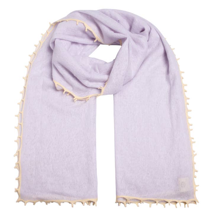 cute stuff GmbH - Wholesale Scarf - Women's - Bifeli-CS Snowy Sky cashmere scarf0