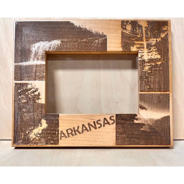 ARKANSAS WOOD DOORS INC - Wholesale Picture Frame - Laser Engraved Wood Picture Frames