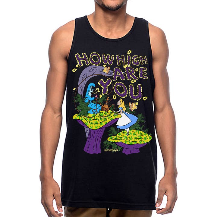 We're All Mad Here Tank for wholesale by StonerDays Apparel