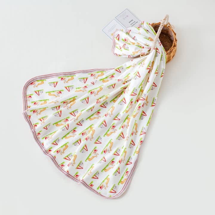 Mascote Mania em Manta de Bebé de Algodão do Mississippi por atacado de Nola Tawk