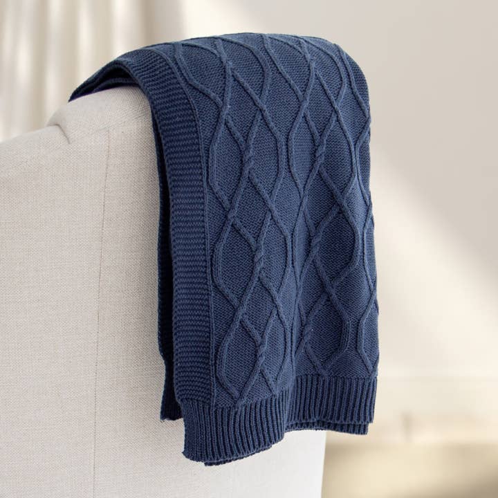 Tajik Home LLC - Wholesale Throw Blanket - Quinn Chunky Knit Throw – Soft, Cozy, Perfect for Home