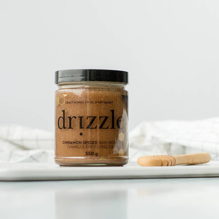 Drizzle Honey - Wholesale Honey - Cinnamon Spiced Craft Honey – 350 g (12 oz)1