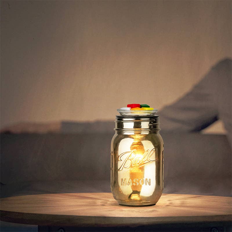 AVAGANTE Design – Engroshandel Vokssmelter – Elektrisk vokssmelter – Ball Mason Jar med lys – EU-stik4