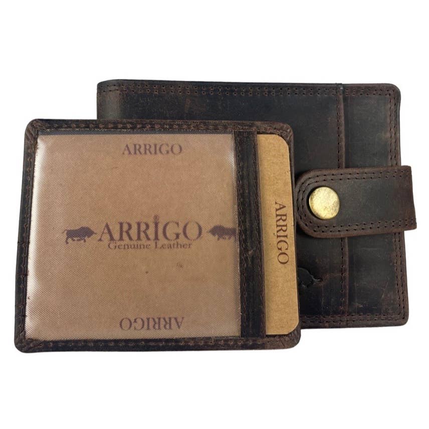 Arrigo - Wholesale Wallet - Men's - Billfold Men Wallet - Buffalo Leather - RFID14