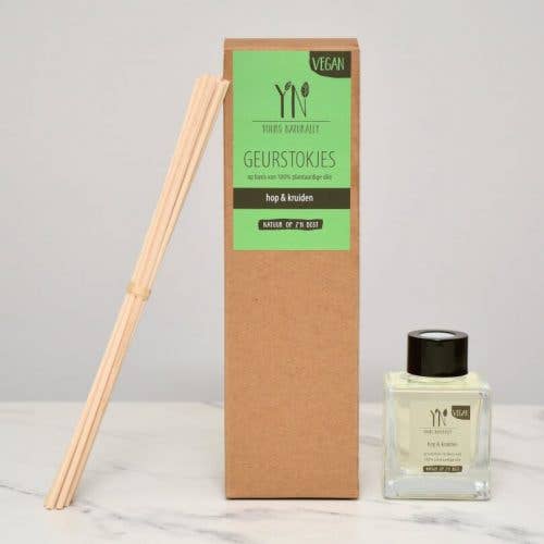 Reed Diffusor Vegan Hopfen & Kräuter 100 ml für den Großhandel von Yours Naturally