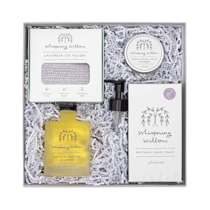 Whispering Willow - Vente Set de bain et corps - Coffret cadeau Lavender Tranquility1