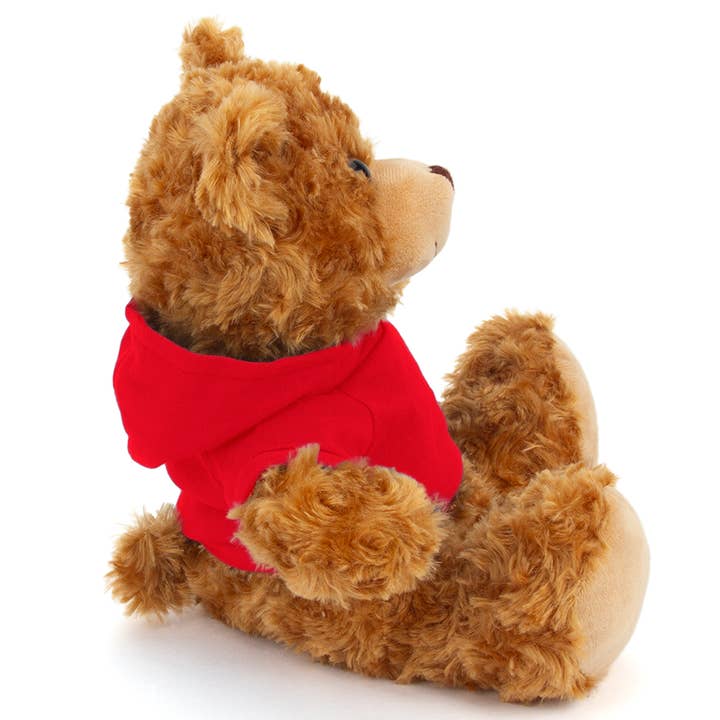 Plushland - Venta al por mayor Peluche - Niños y bebés - Oso de peluche personalizado de 11" con sudadera | Oso sentado personalizado35