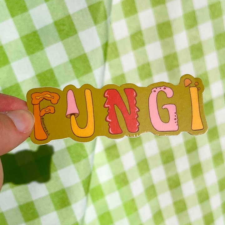Inner Peach Design – wholesale Sticker – Fungi Sticker