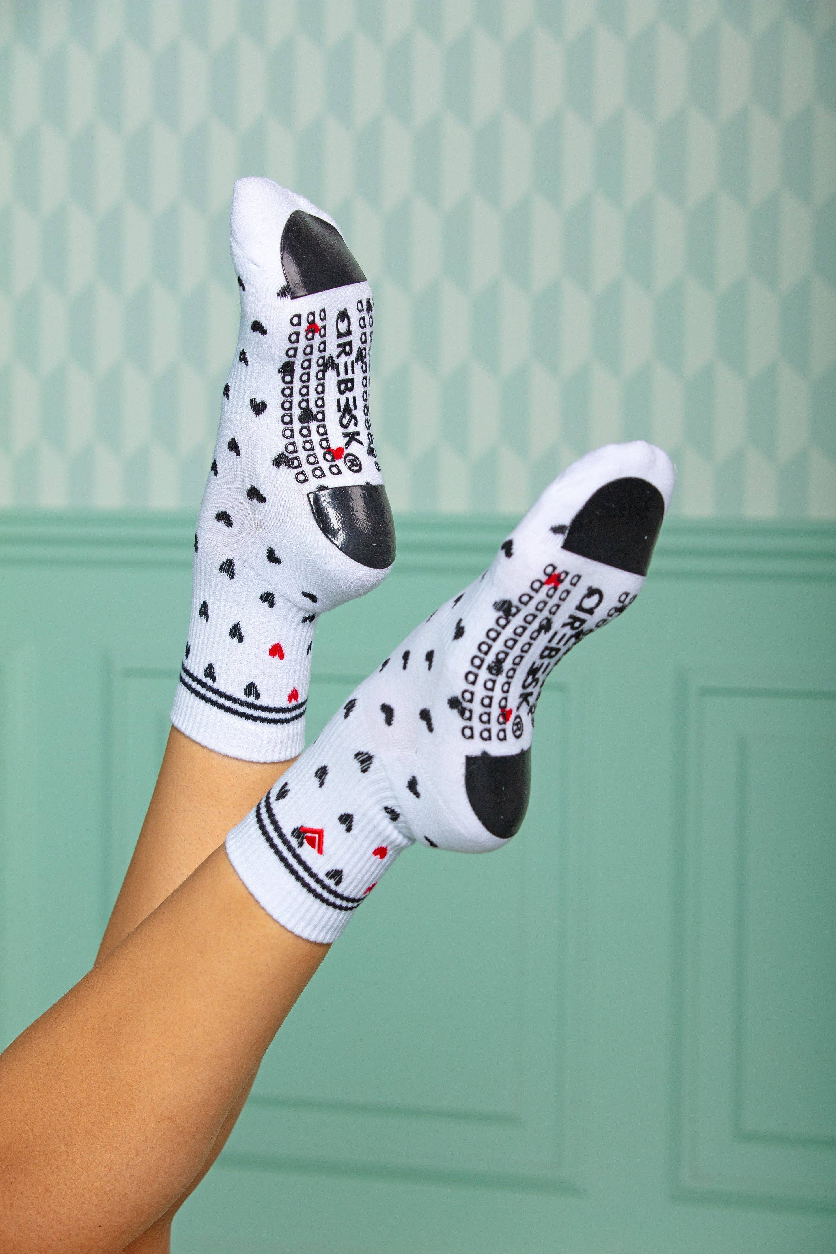 Arebesk - Wholesale Socks - Women's - Classic Women's Crew Grip Sock16