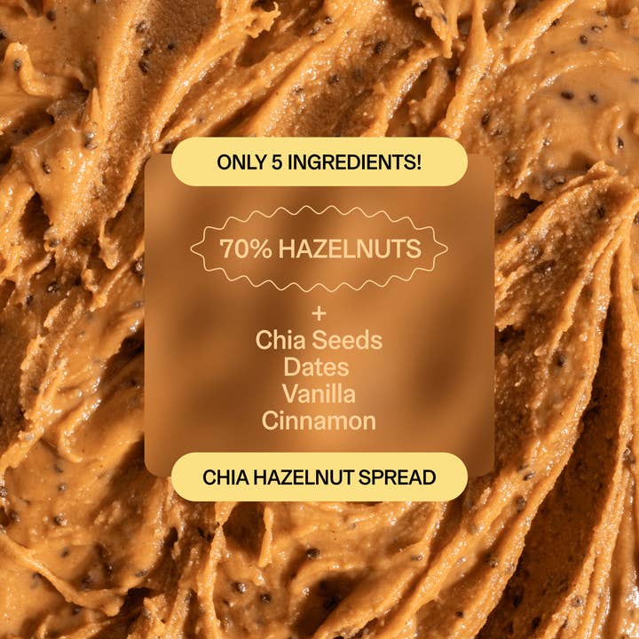 CRAVERS (EU) - Wholesale Nut Butter - CRAVERS Chia Hazelnut Spread1