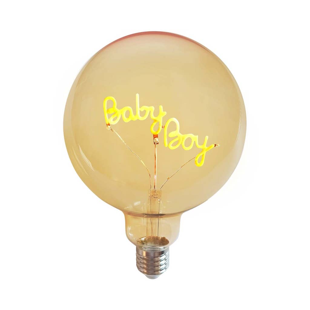 Opjet Paris - Wholesale Light Bulb/Puck - LED bulb Baby boy motif E27 amber D12.5 H18CM