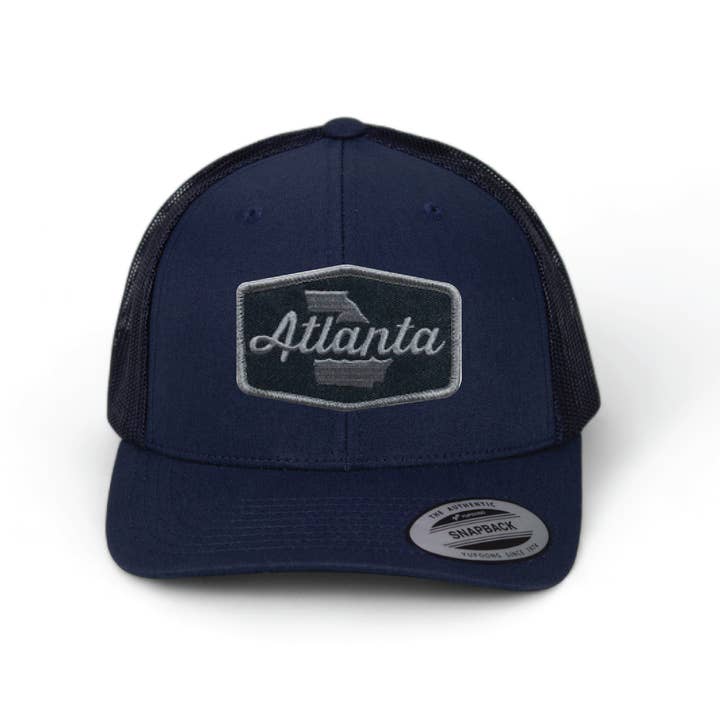 Cotton Mule - Wholesale Trucker Hat - Unisex - Atlanta Patch Trucker Hats5