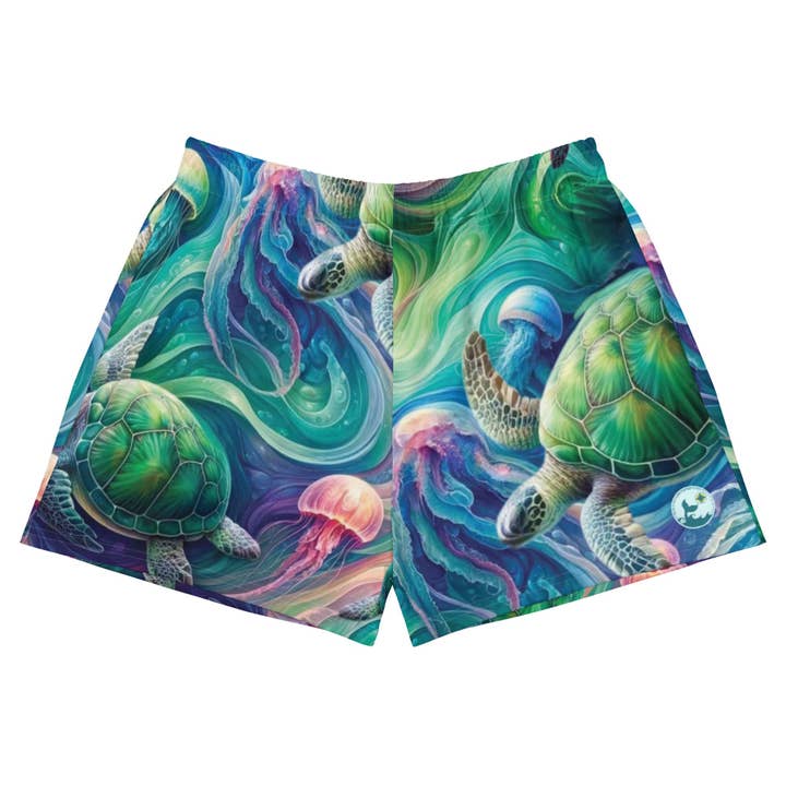 Costume da bagno tartaruga psichedelica♻️ per la vendita all'ingrosso da parte di The Dive Compass