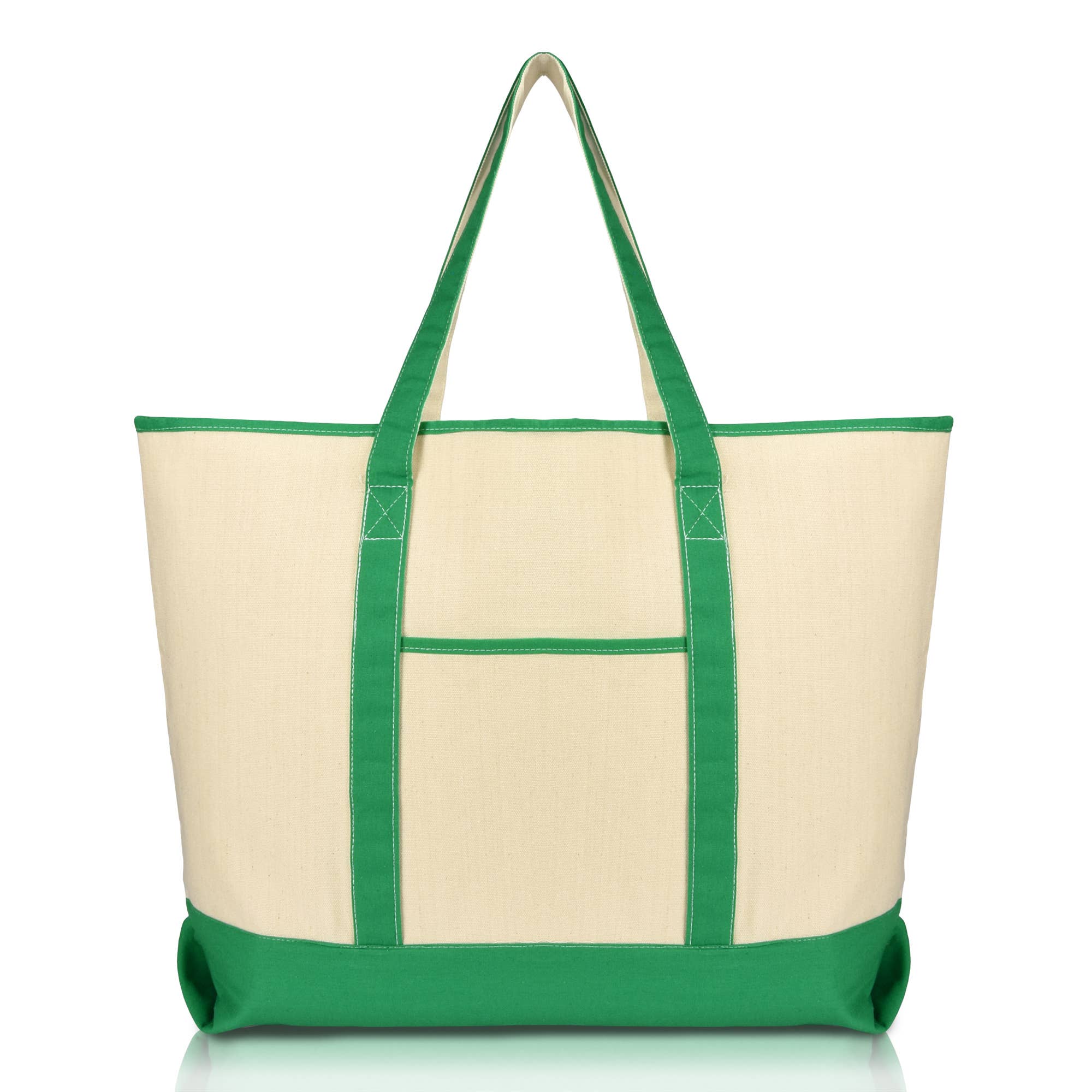 Dalix - Wholesale Tote Bag - Women's - DALIX 22" Open Top Heavy Duty Deluxe Tote Bag Outer Pocket10