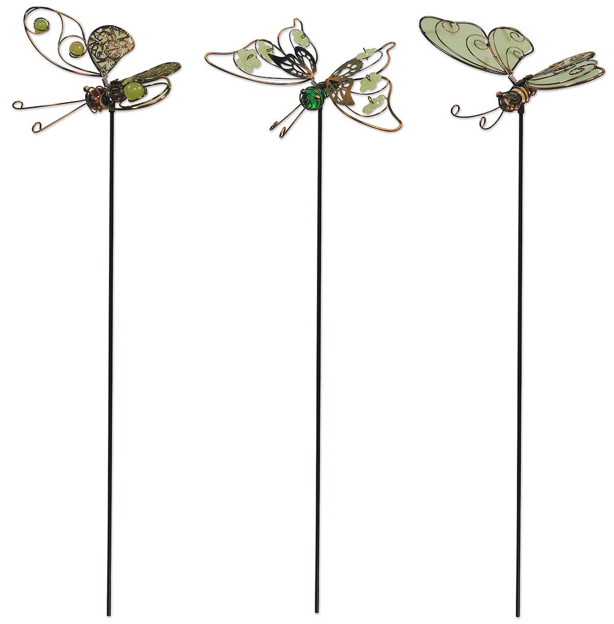 Sunset Vista Designs - Wholesale Garden/Lawn Stake - Butterfly Glow in the Dark Picks - 3 Asst1