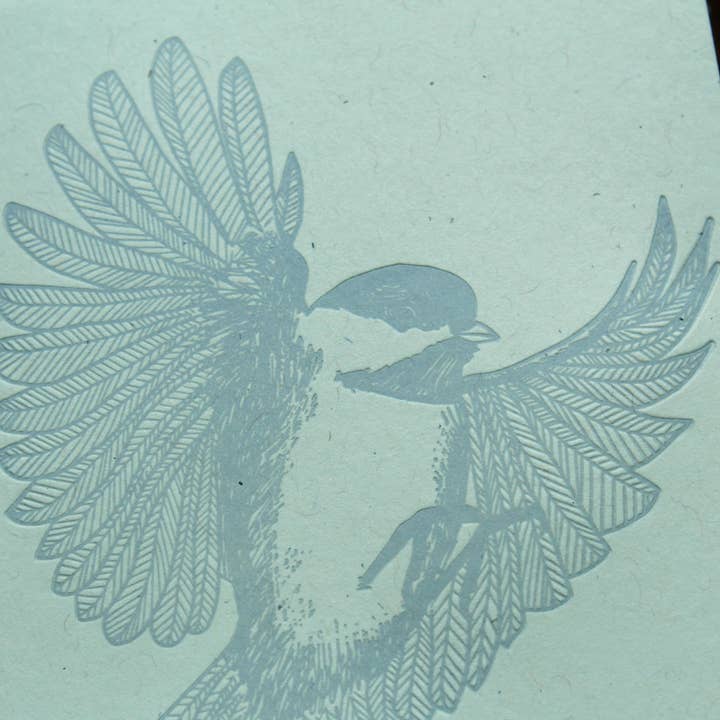 Ratbee Press - Venta al por mayor Tarjetas de felicitación - Tarjeta de Chickadee2