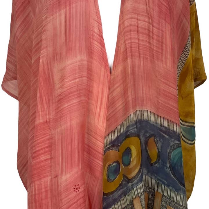 PRG8133 Sheer Avatar Ren Silke Cardigan for engroshandel hos sariKNOTsari