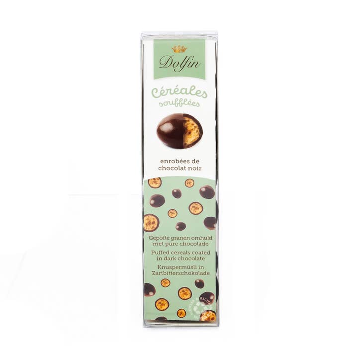 Dolfin - Wholesale Chocolate Covered Sweets - Dark chocolate-coated puffed cereals0