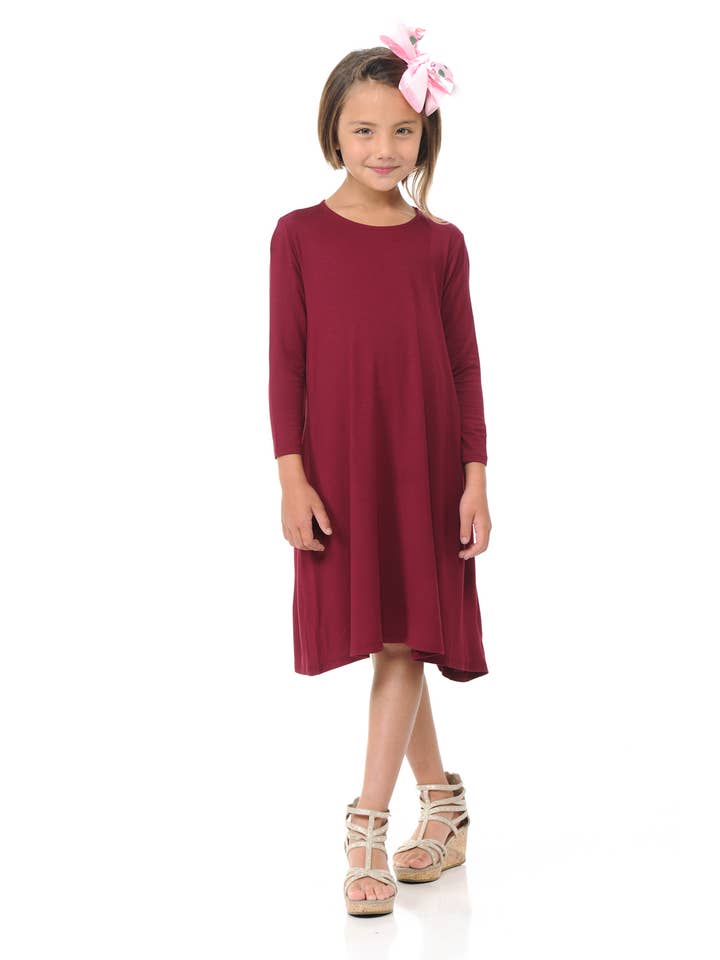 Allium - Wholesale Dress - Kids - Trapeze Dress1