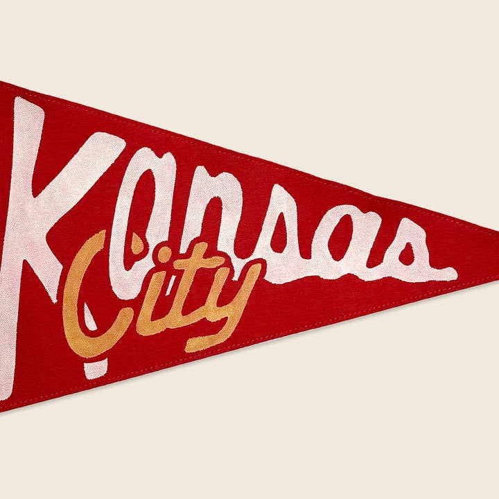 Kansas City Vintage-Inspired Pennant for wholesale by Wild Northland