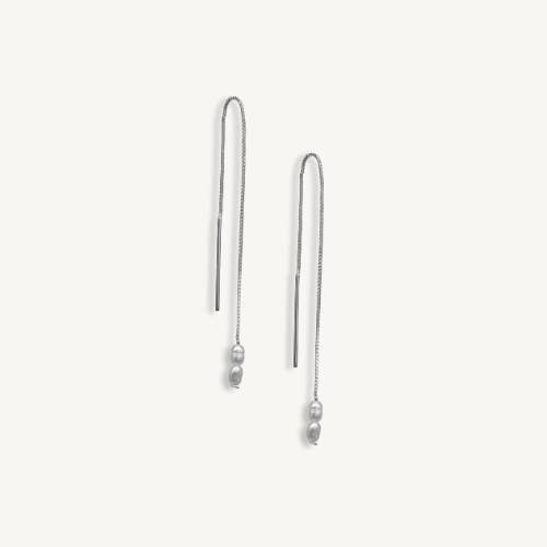 Hobo and Hatch - Wholesale Dangle earrings - Nautilus Threaders // Sterling Silver