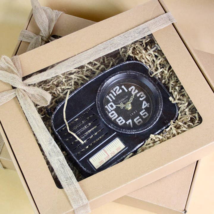 Emartbuy – Caixa de presente por atacado – Caixas de papelão 29x27x6,5 cm com janela transparente4