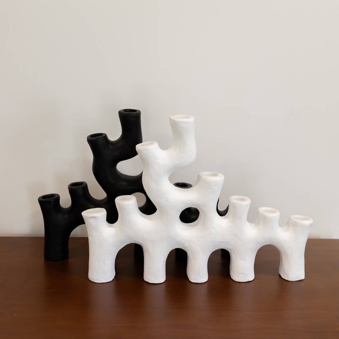 OITO Atelier – wholesale Ljushållare – Keramisk kandelaber4