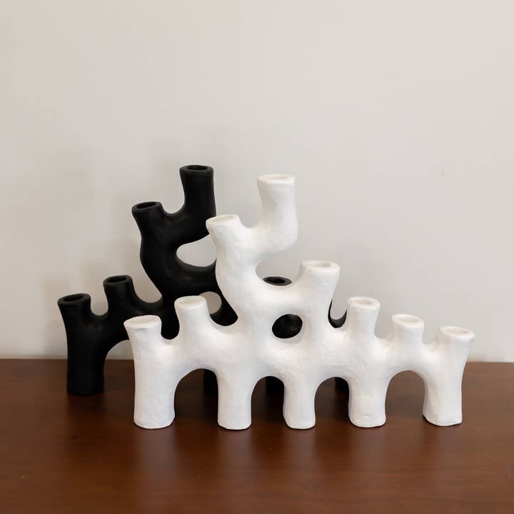 OITO Atelier – wholesale Candle holder – Ceramic Candelabra4