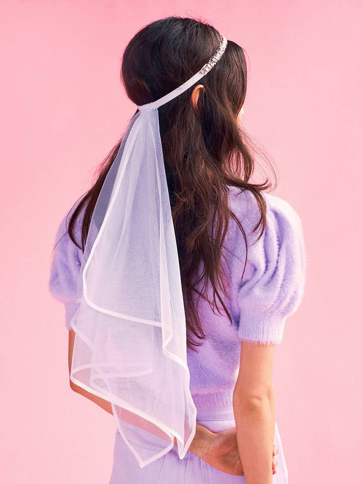 Bandeau de mariée en cristal doré rose, accessoire de fête de Bach pour la vente par xo, Fetti