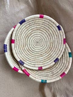 BAHIA HOME – Engroshandel Pyntebakke – Puttalam Plateau - Rund bakke i fint palmeflet7