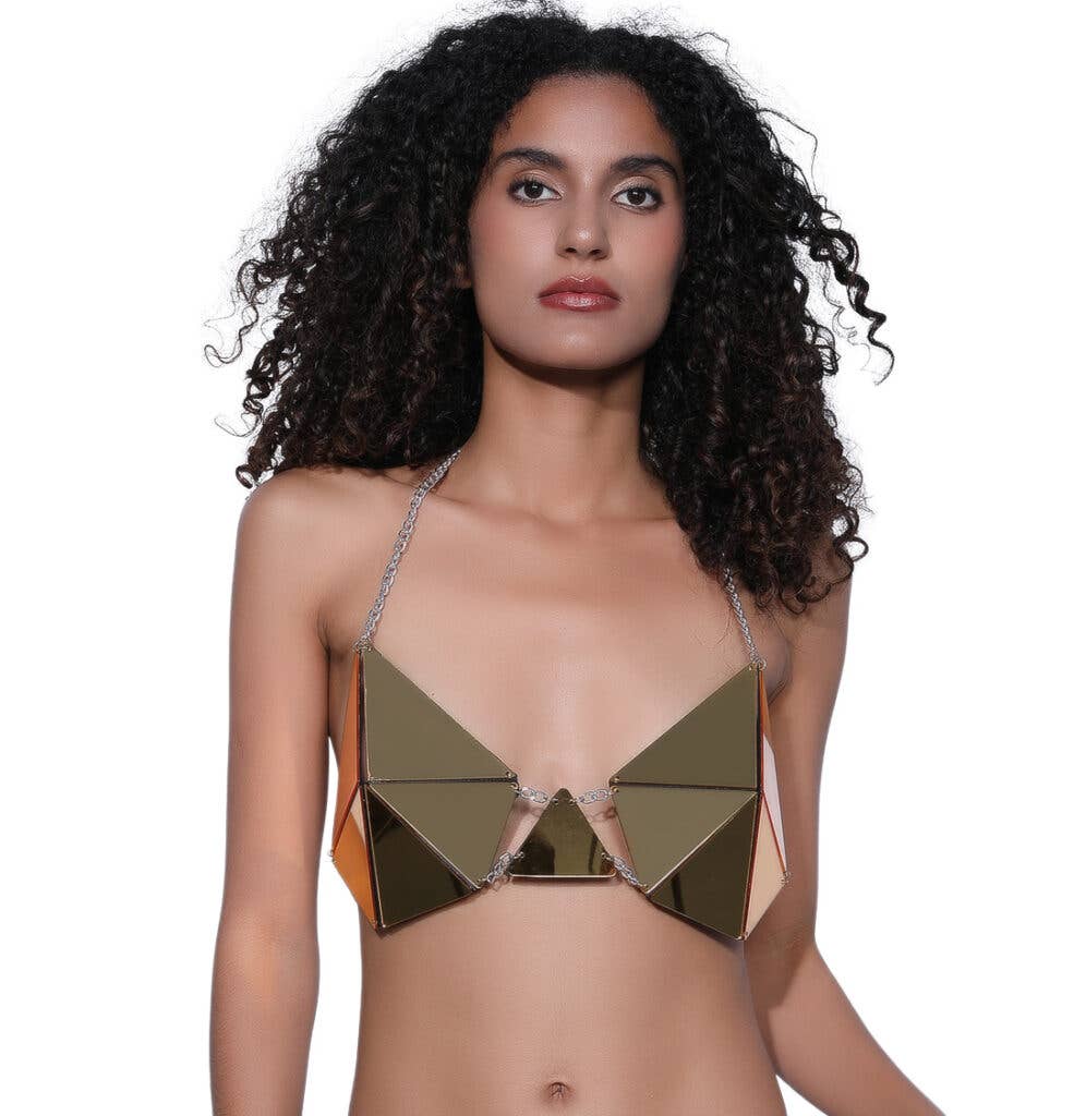 Western Fashion - Wholesale Bustier - Women's - 14309 - Mirror Bra Top0