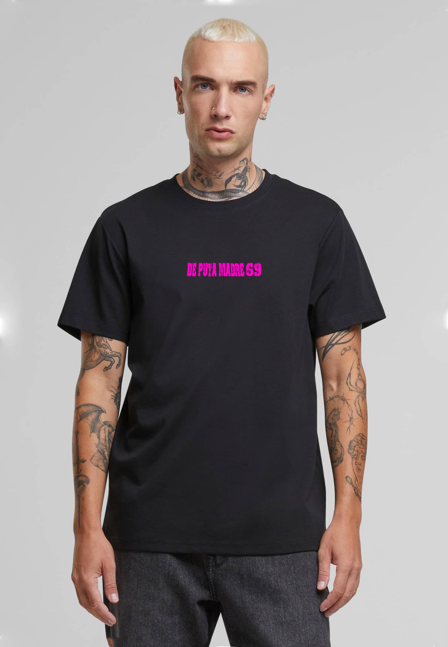 De Puta Madre 69 - Wholesale T-Shirt (Graphic) - Men's - DE PUTA MADRE 69 – Crew Neck T-Shirt (Made in Italy) Legend9