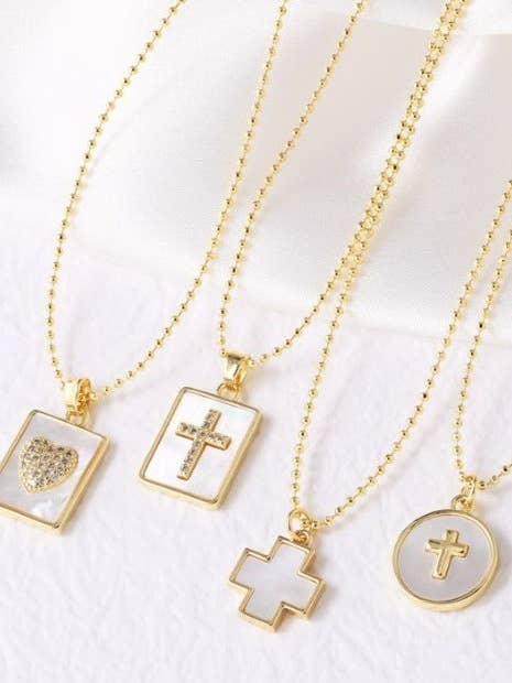 EPOXY RHINESTEN VEDHÆNG HALSKÆDE | 40NK9607 for engroshandel hos JOSSLYN by wall to wall