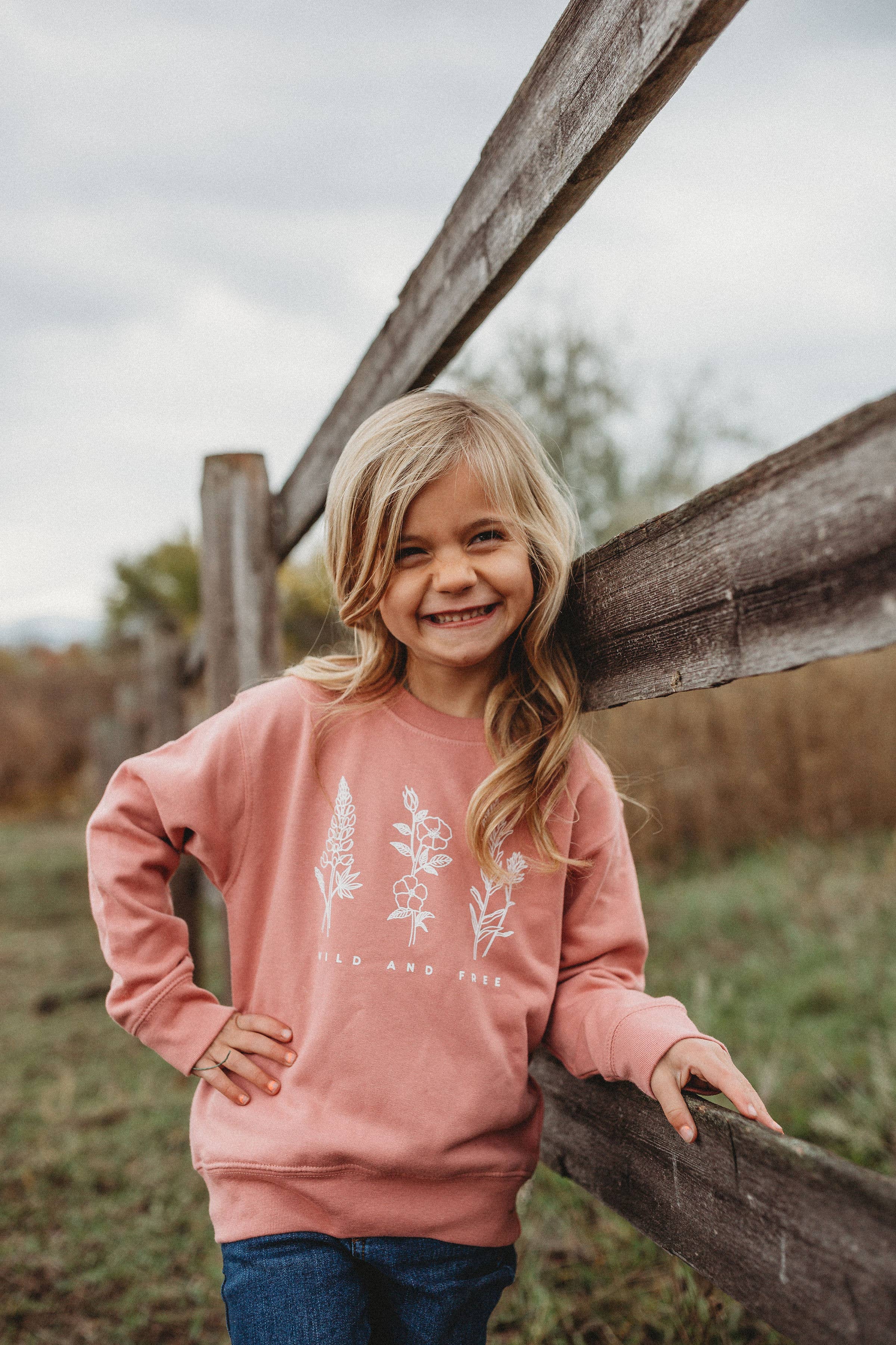Made of Mountains - Wholesale Sweatshirt - Kids - Wild and Free Kid Crew2
