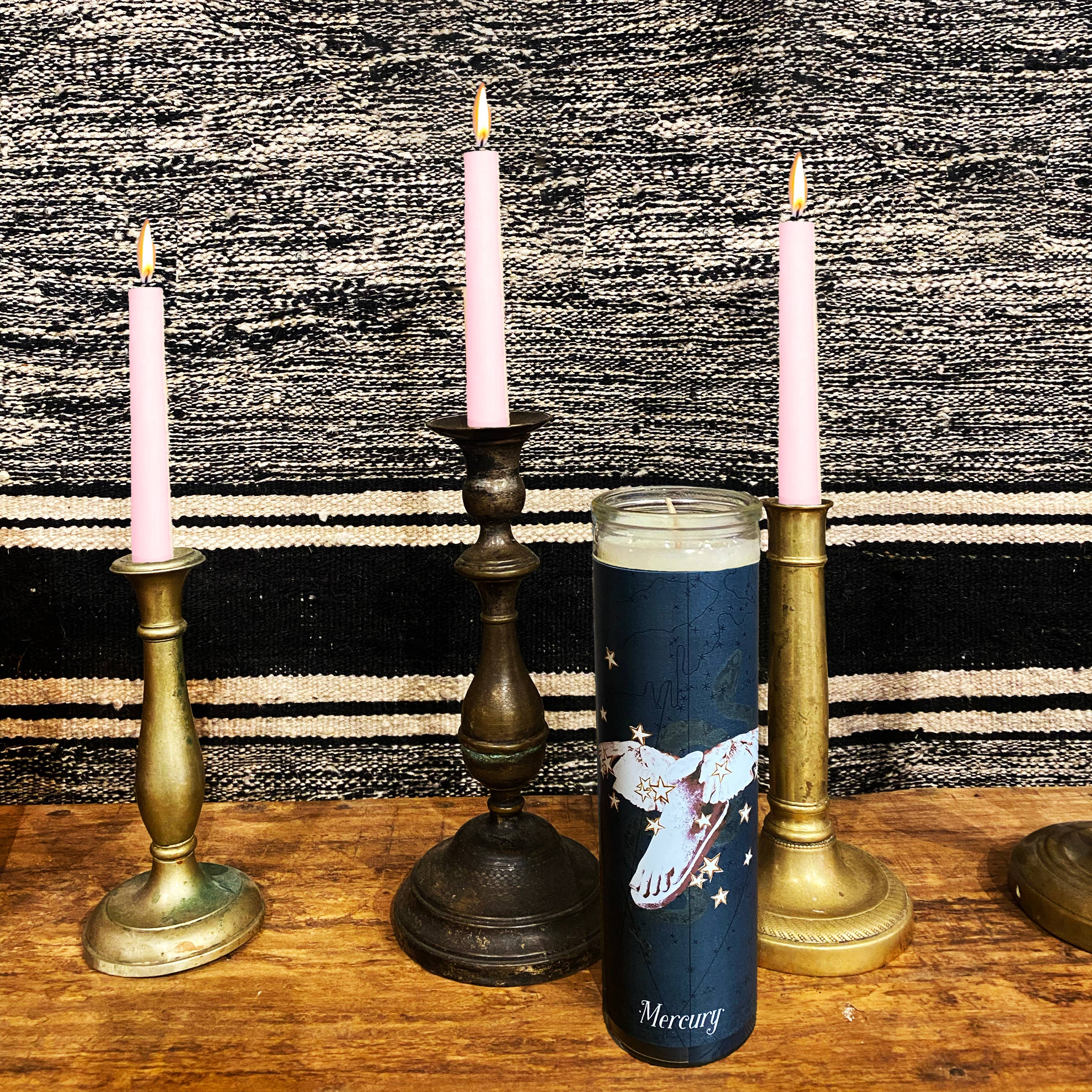 Snakes for Hair – wholesale Votive candle – "Mercury" Soy Ritual Candle1