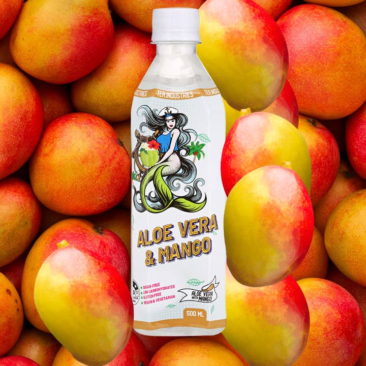 Tea Industries - Wholesale Iced tea - 24 x Aloe Vera & Mango - Sugar free - Limited Edition1