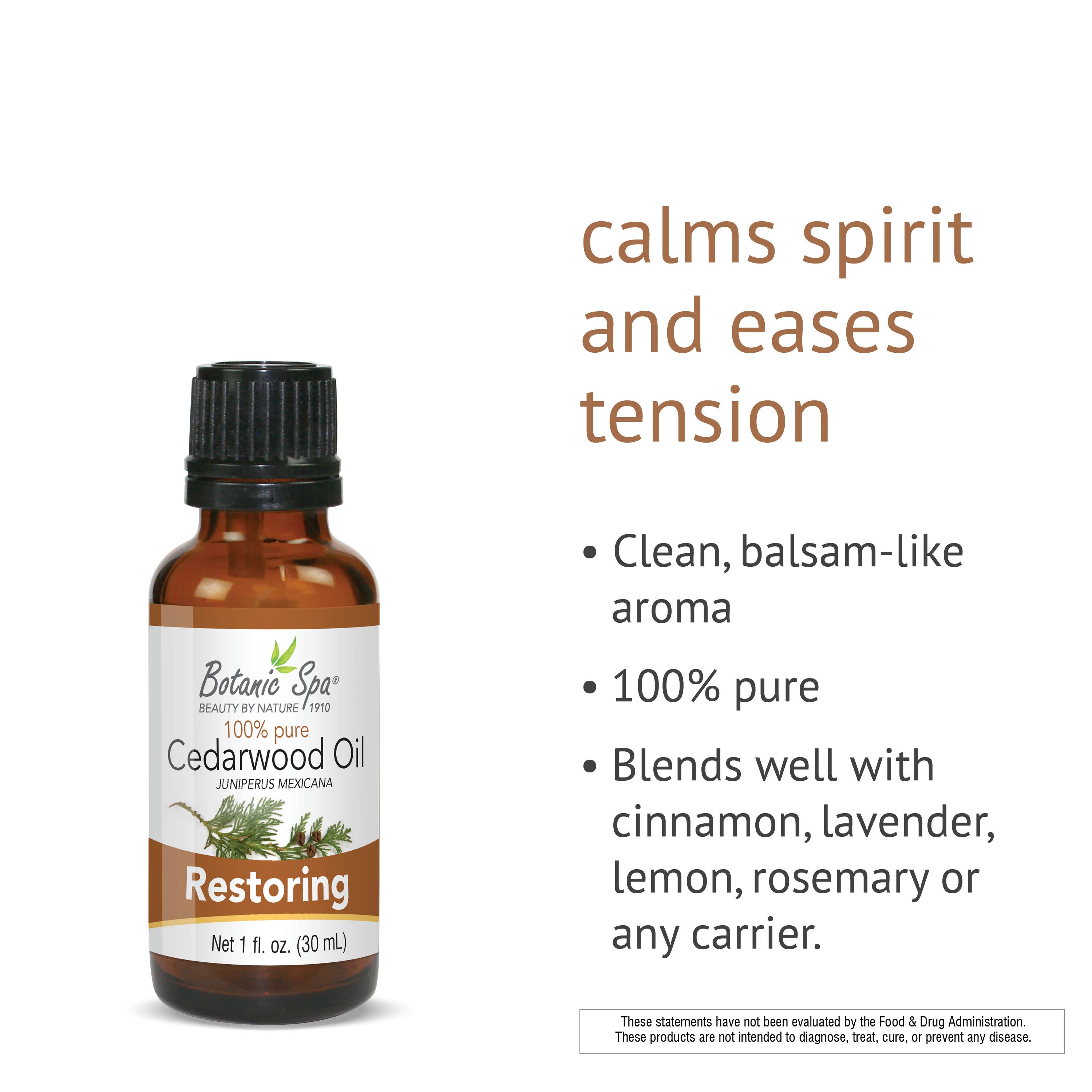 Botanic Choice - Wholesale Essential Oil - Botanic Spa Cedarwood Essential Oil - 1 oz2