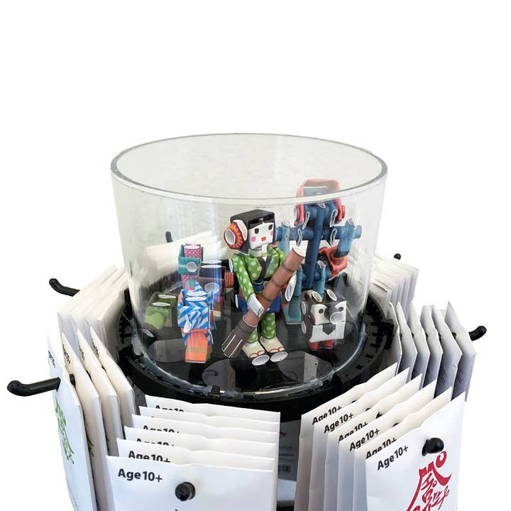 Magnote - Wholesale Retailer Display - Home & Living - PIPEROID Spinner Display with 3 Built Samples1