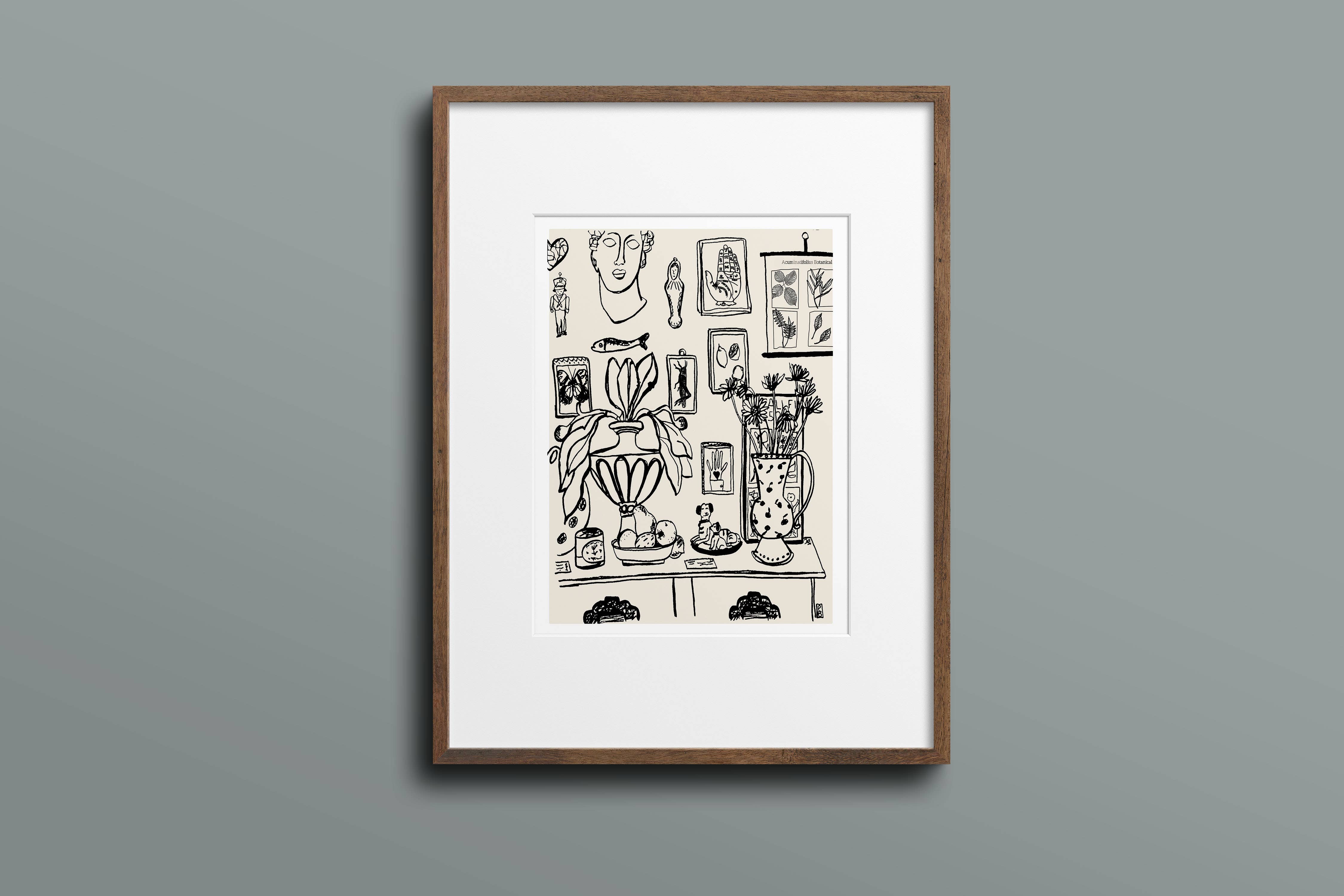 Pascale Berkowitz Studio Art - Wholesale Art Print - "Wall of Oddities" Giclée Fine Art Print3