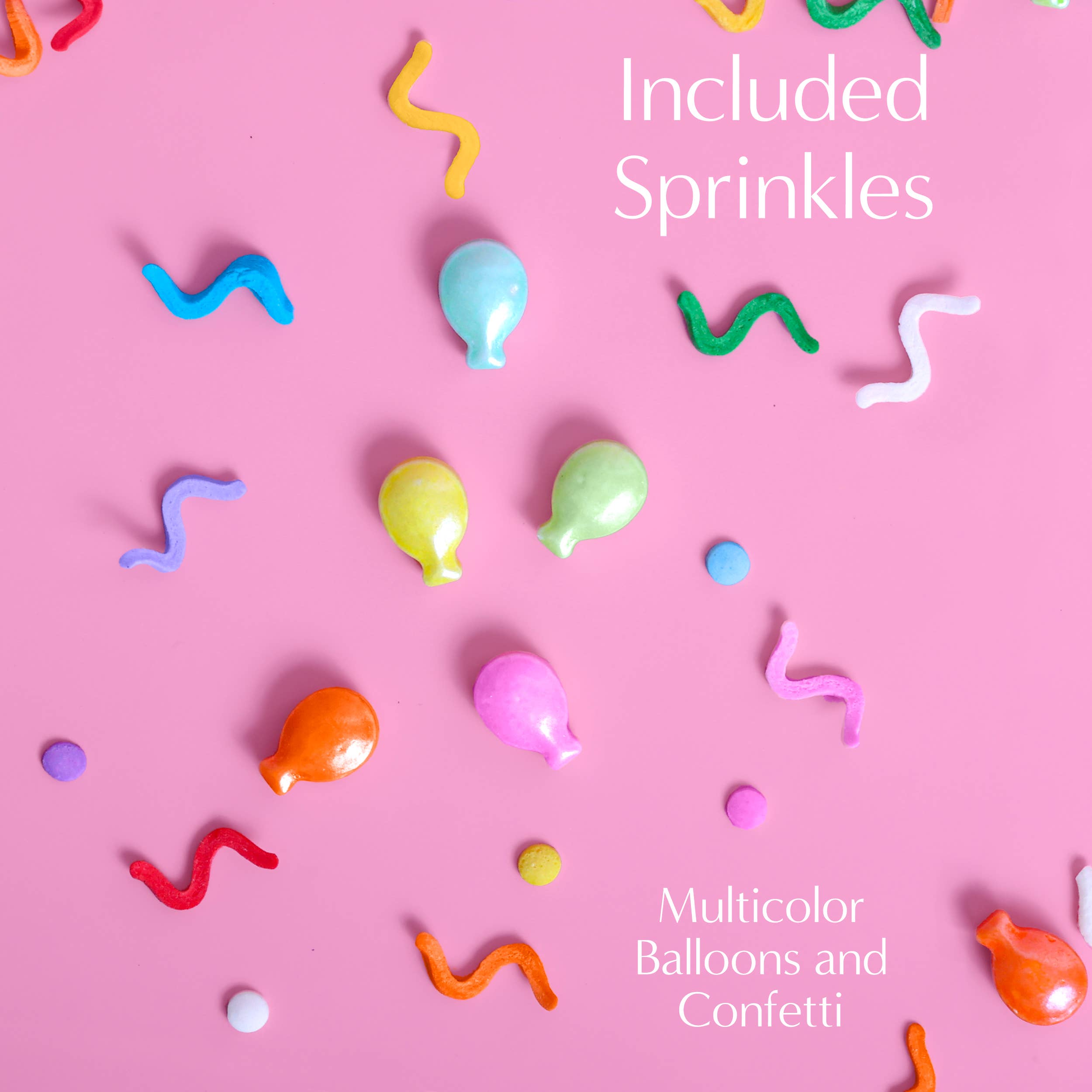 Sprinklemania – Engroshandel Drys – Sprinklemania drys : Balloner og snoede former, 3,5 oz terning2