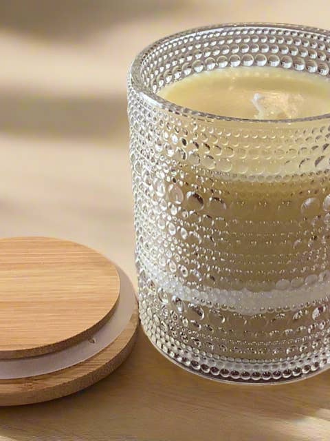 Tallow Candles - Textured Jar for wholesale by The Farmhouse5
