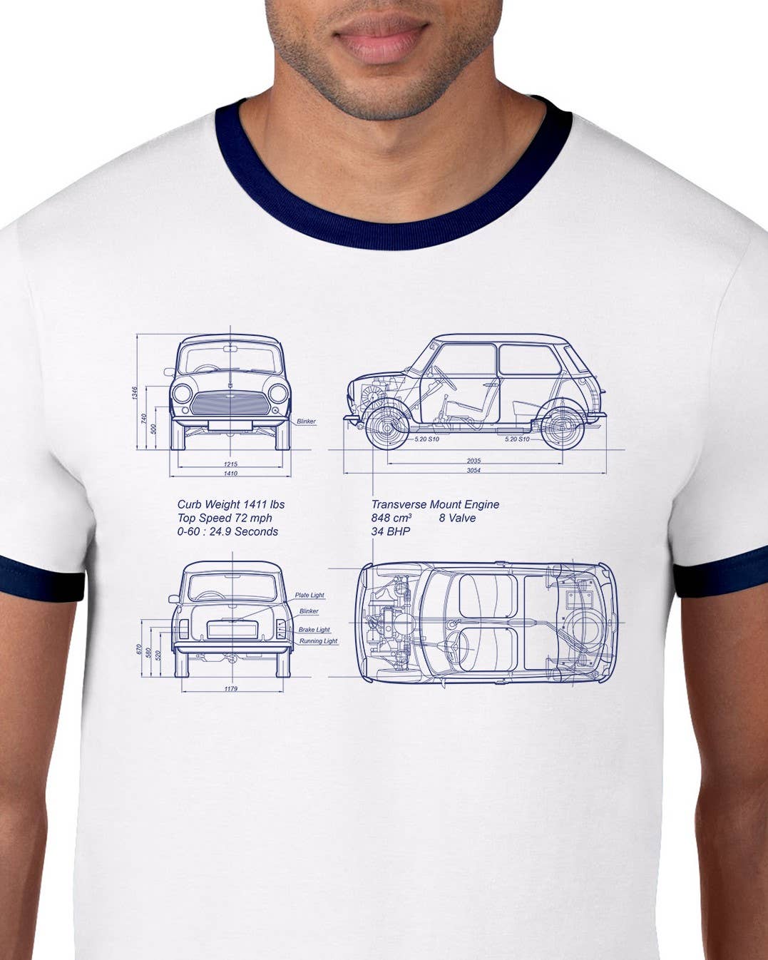 Architee - Vente T-shirt sérigraphié – homme - Mini Vintage0